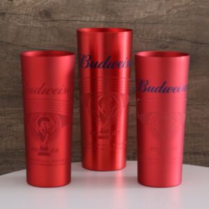 Vasos de cerveza de aluminio de 3 tamaños que cambian de color