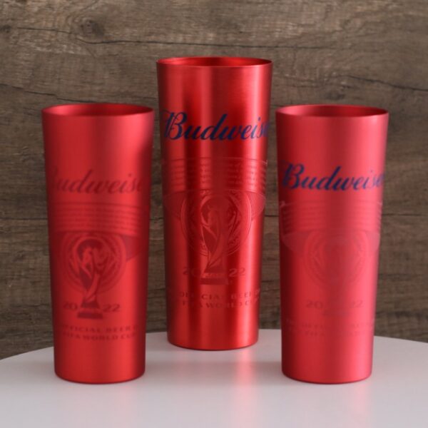Vasos de cerveza de aluminio de 3 tamaños que cambian de color