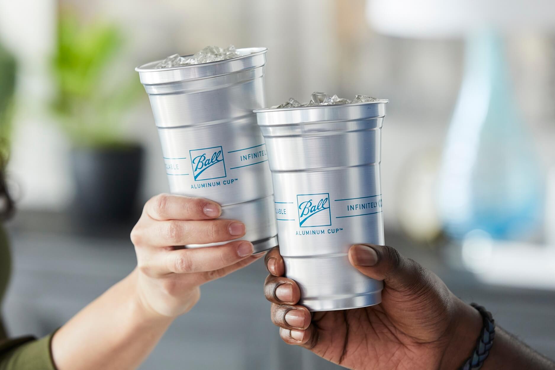 Copas esféricas de aluminio