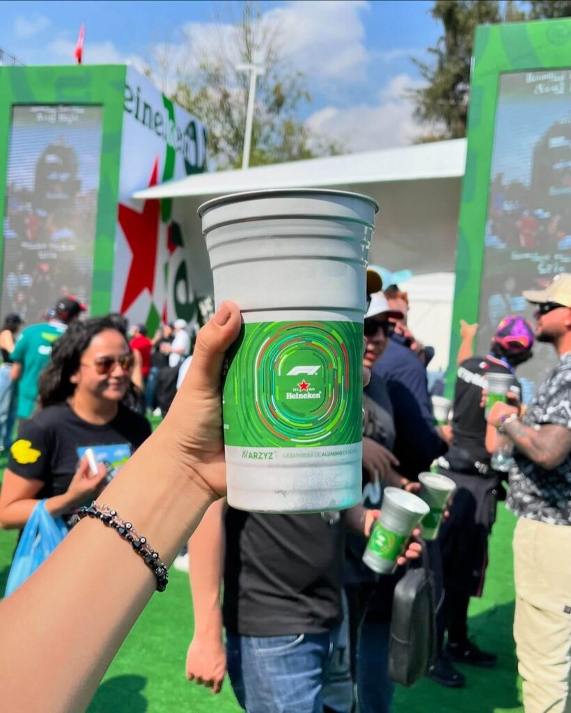 MÉXICO 32oz F1 vasos de aluminio