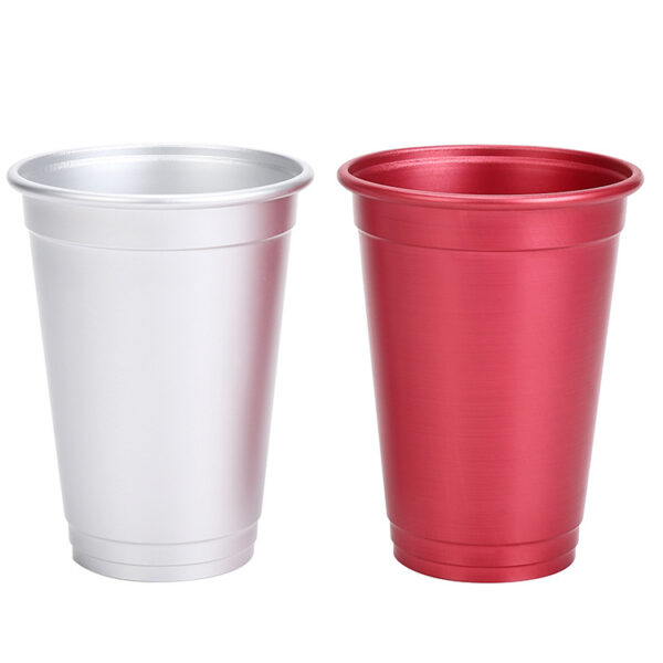 Vasos de aluminio de colores de 14 oz