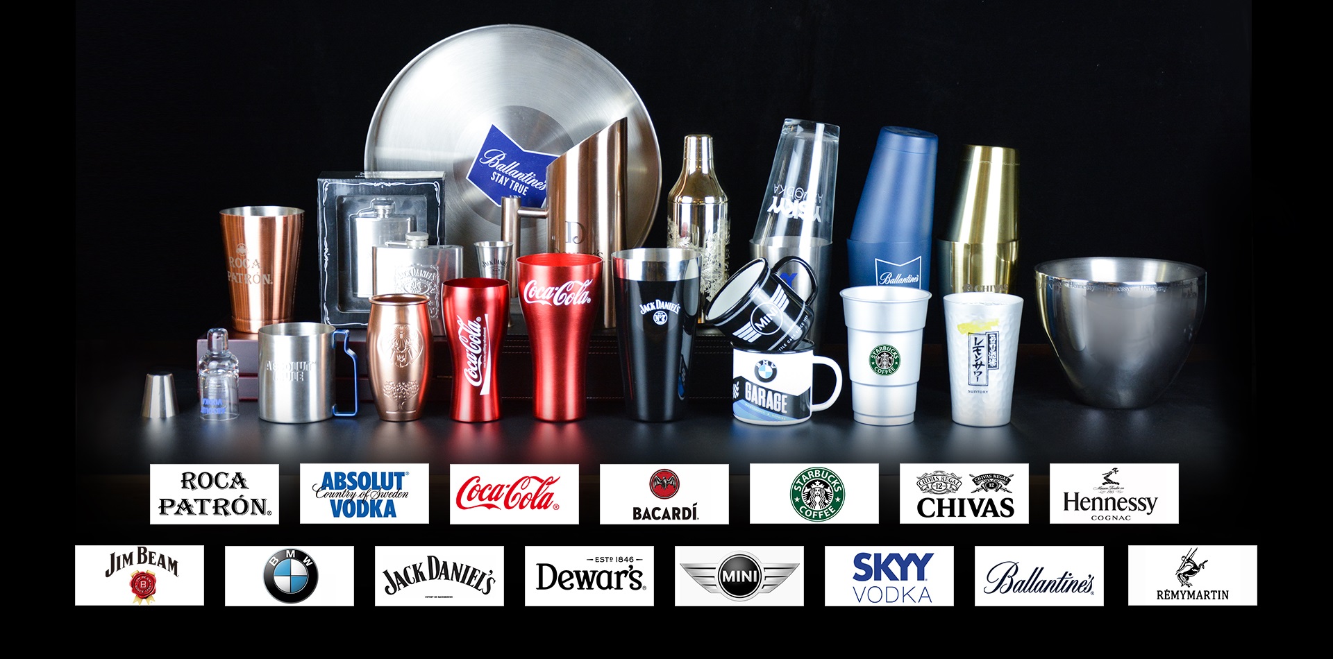 Vasos de aluminio al por mayor en China
