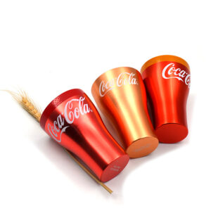 coca cola vasos de aluminio