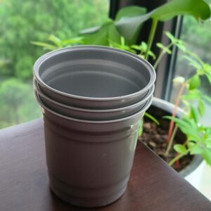 Vaso de aluminio desechable de 9 oz