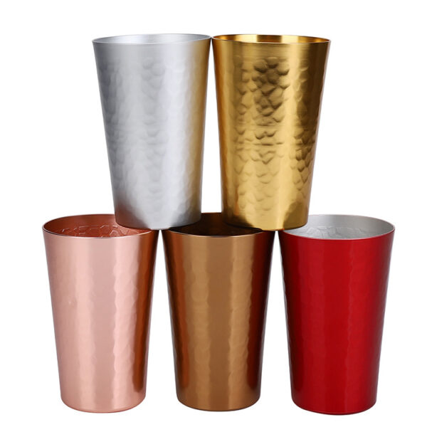 vaso de aluminio para helados