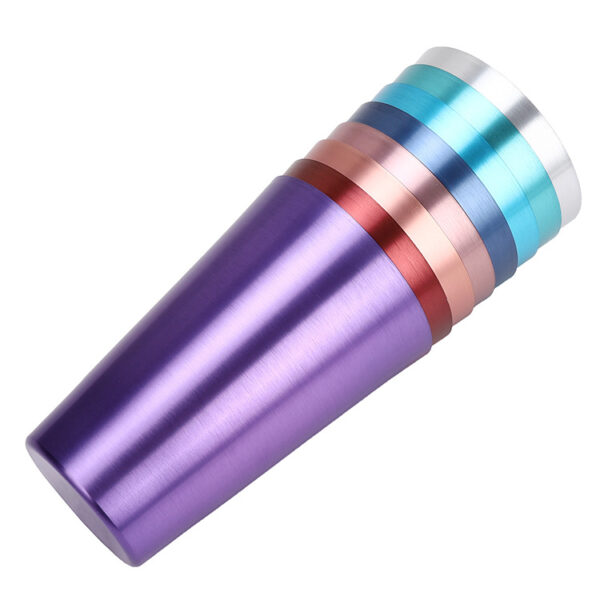 vasos de aluminio de colores apilables