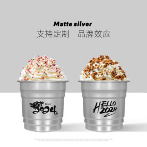 vasos para helado en aluminio