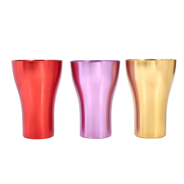 venta de vasos de aluminio de colores