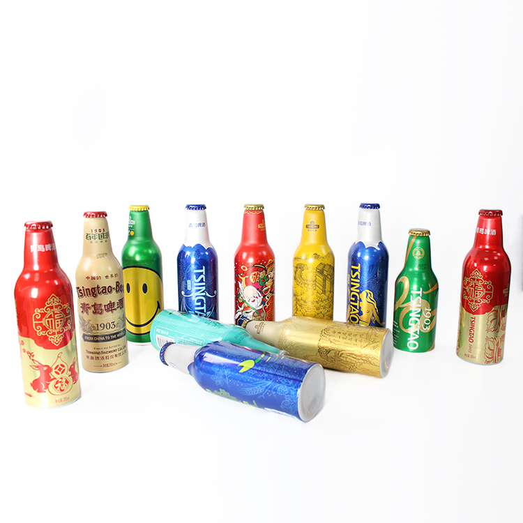 Botella de cerveza de aluminio de marcas