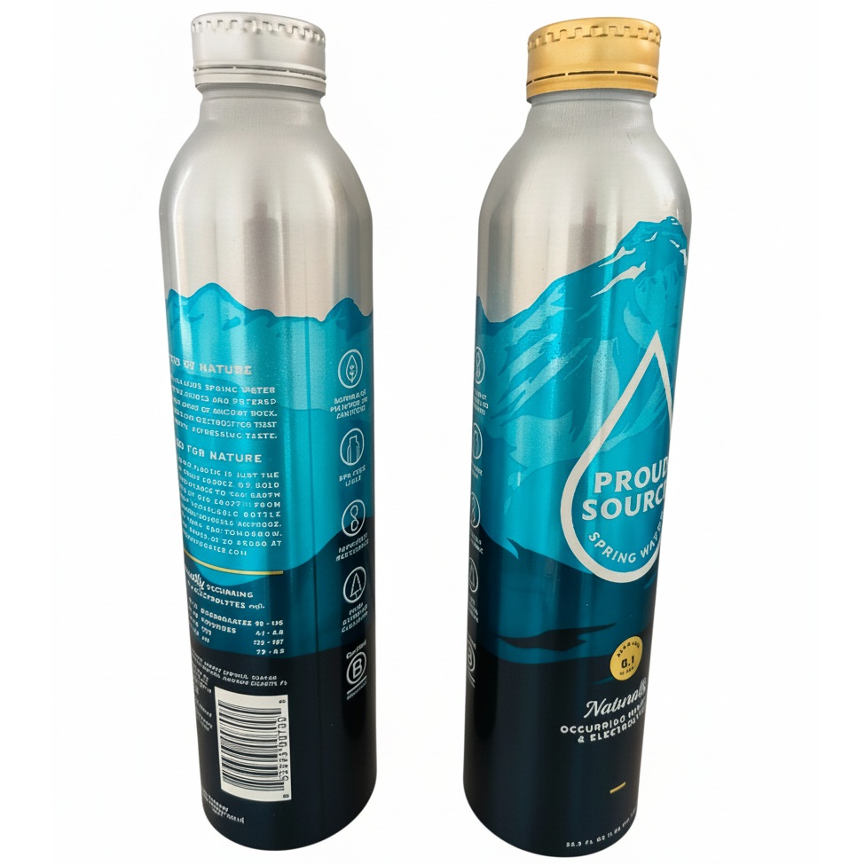 Botellas de aluminio para agua potable