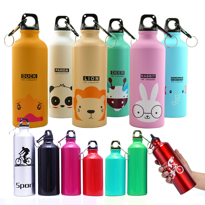 Botellas de aluminio con logotipo personalizado