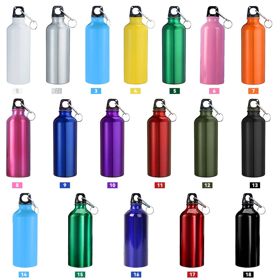 Botellas de aluminio de color personalizado