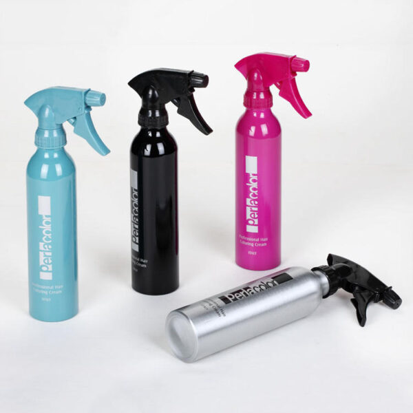 Botella pulverizadora de aluminio con gatillo