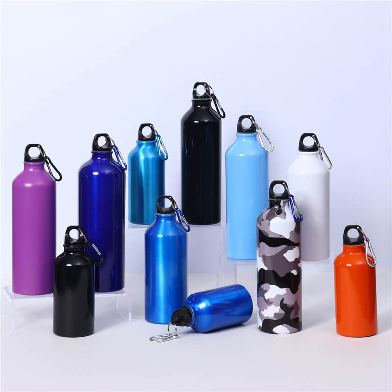 botella deportiva de aluminio