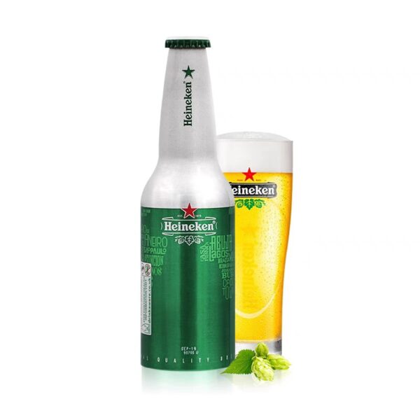 Botella de aluminio Heineken, 330 ml