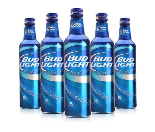 Botella de aluminio de Bud Light