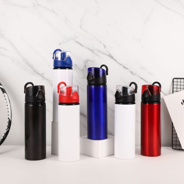 Colores de las botellas de agua potable de aluminio