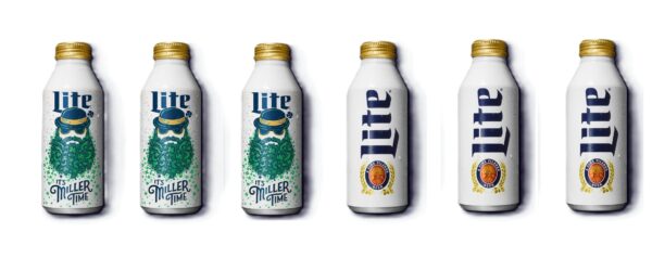 botellas de aluminio miller-lite