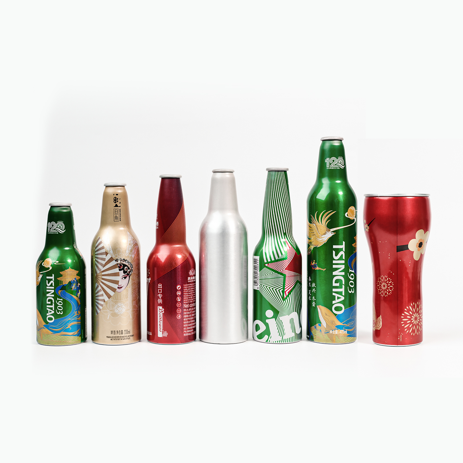 personalización de botellas de cerveza de aluminio