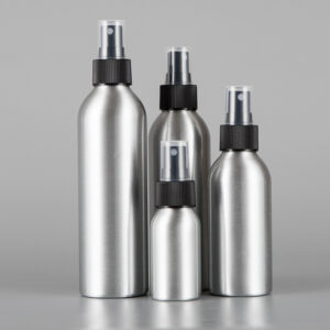 tamaños de botellas de spray de aluminio
