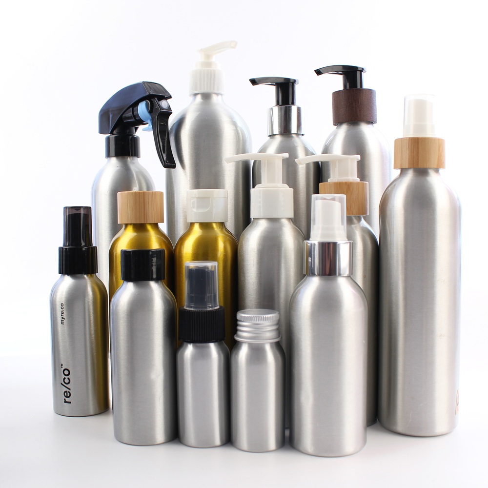 tipos de botellas de aluminio