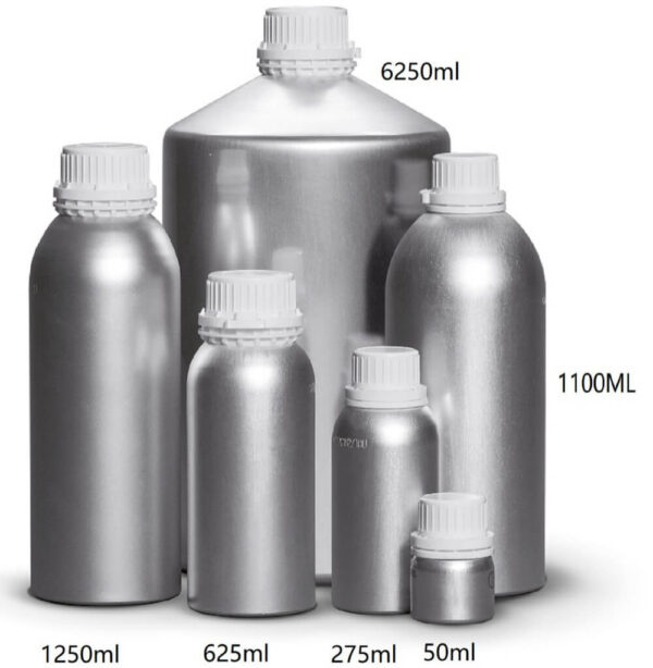 Botella de aceite esencial de aluminio