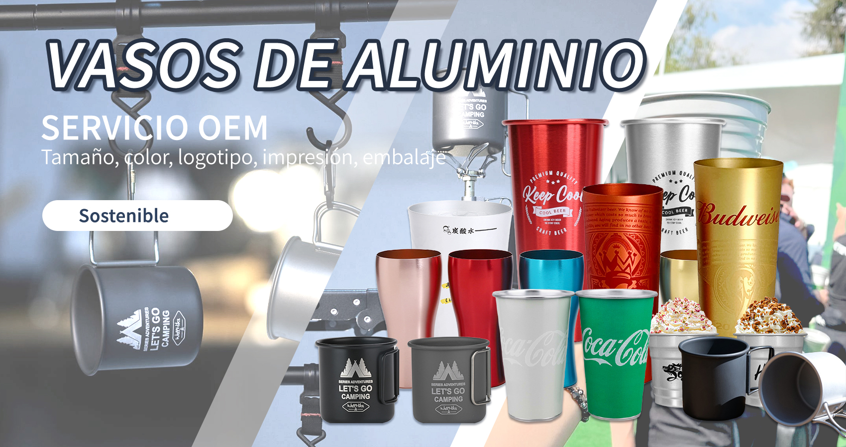 Vasos de Aluminio FLYTINBOTTLE