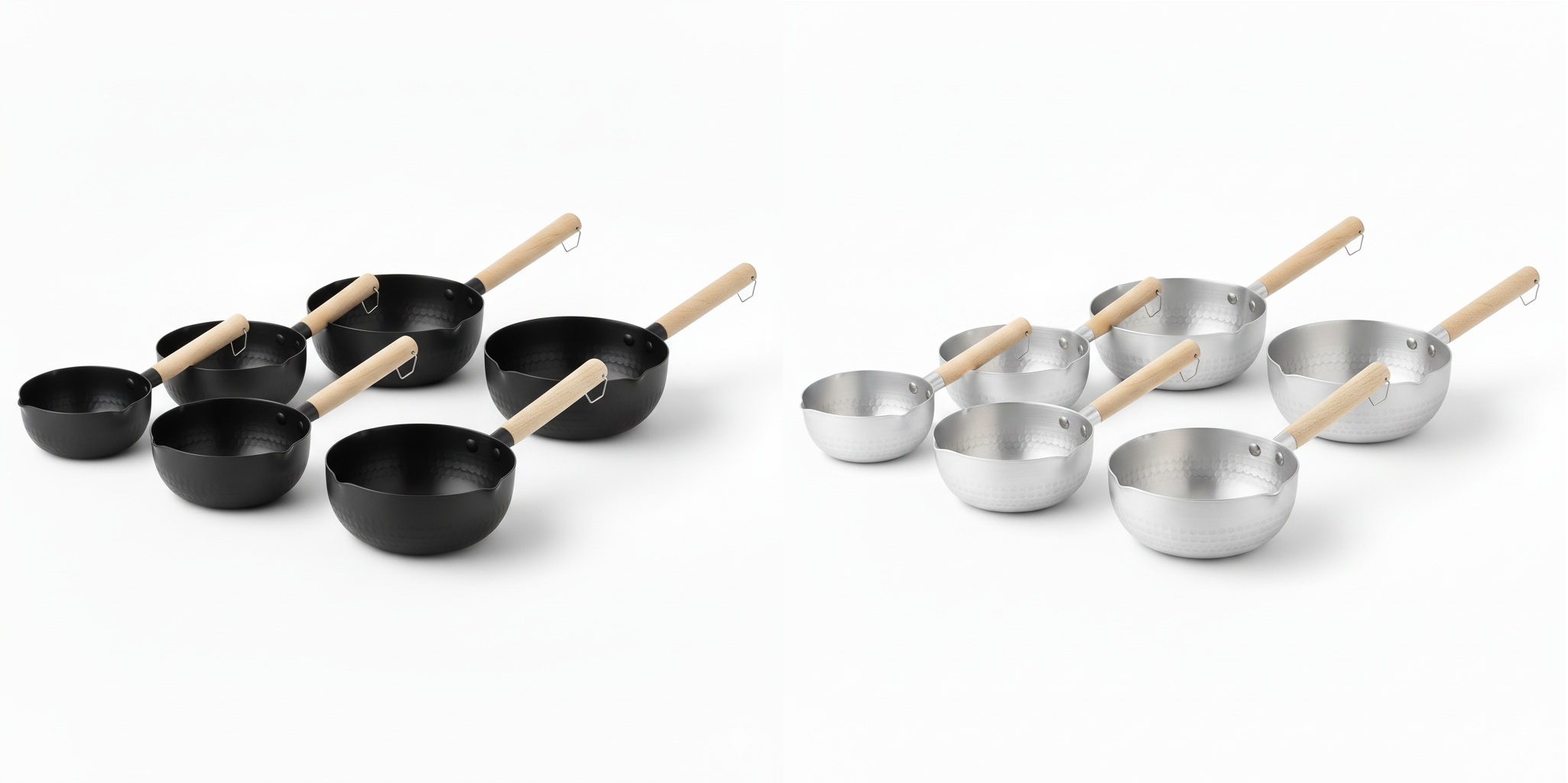 Moderna Pocillo de aluminio con asa