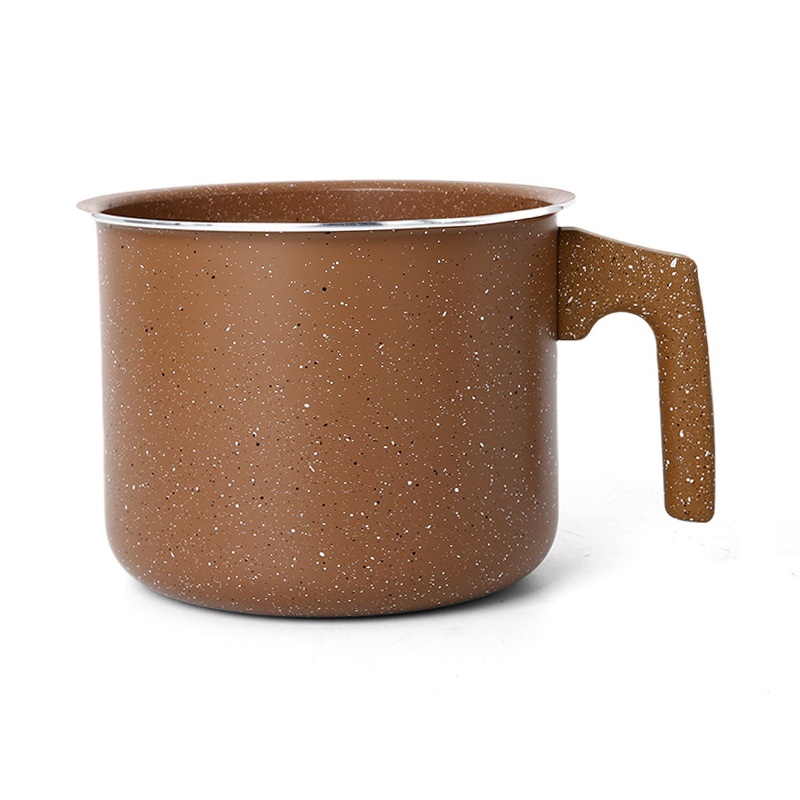 Pocillo De Aluminio Para Cafeteria marron oscuro