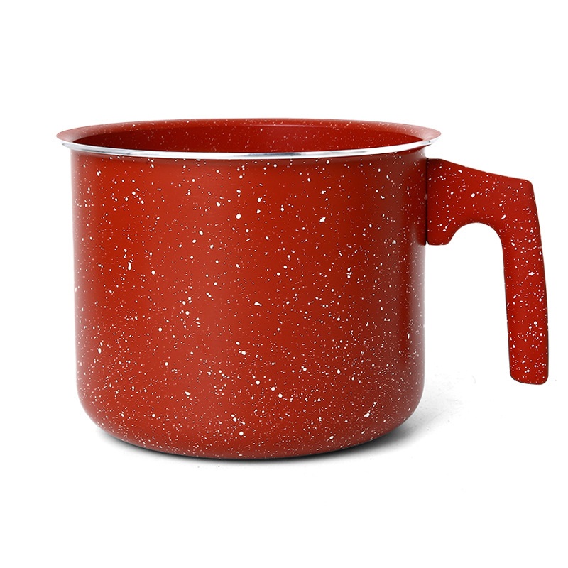 Pocillo De Aluminio Para Cafeteria rojo