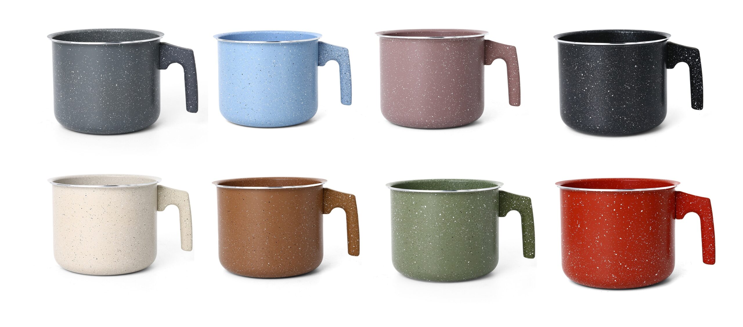 Pocillo De Aluminio de colors con asa