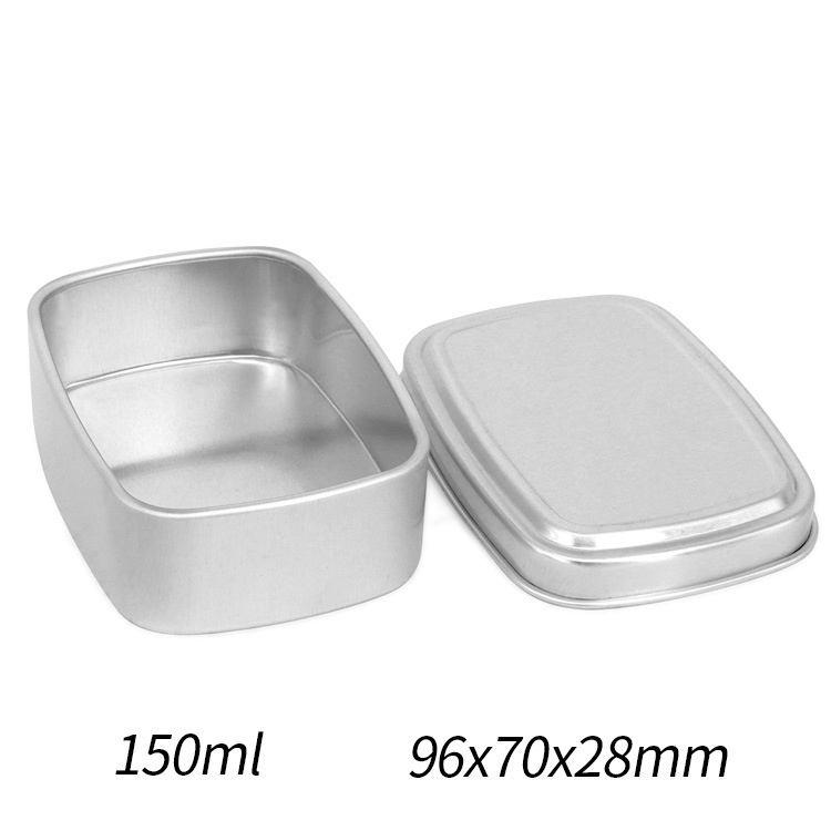 Latas de aluminio rectangulares de 150 ml