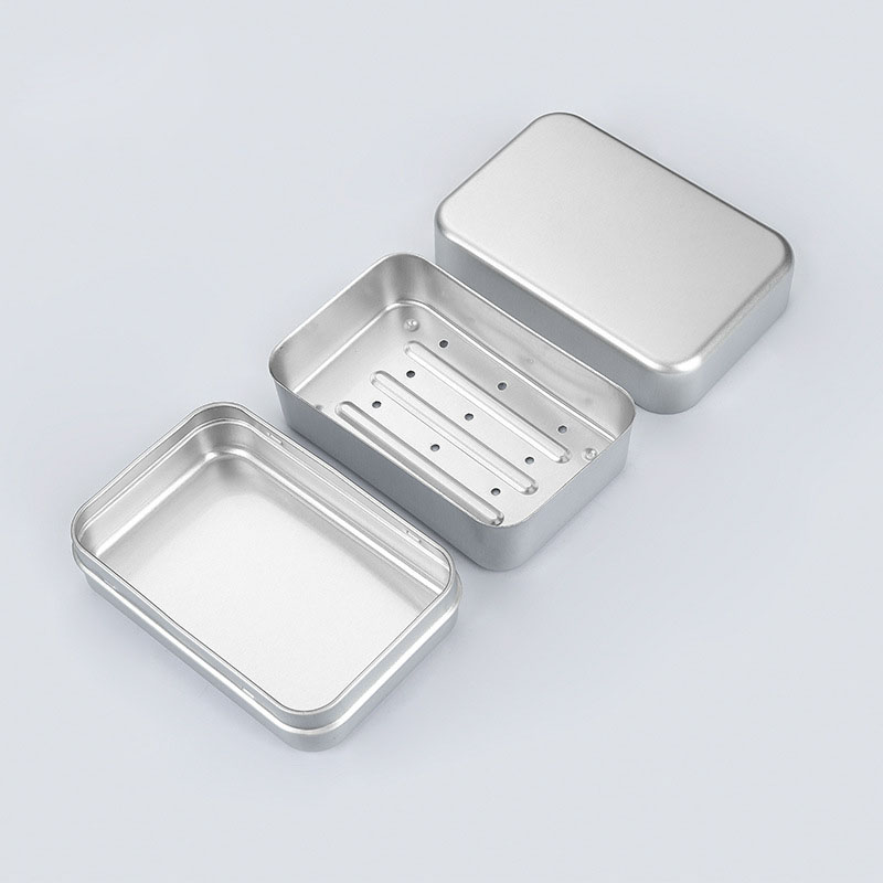 Envase rectangular para jabón con inserto