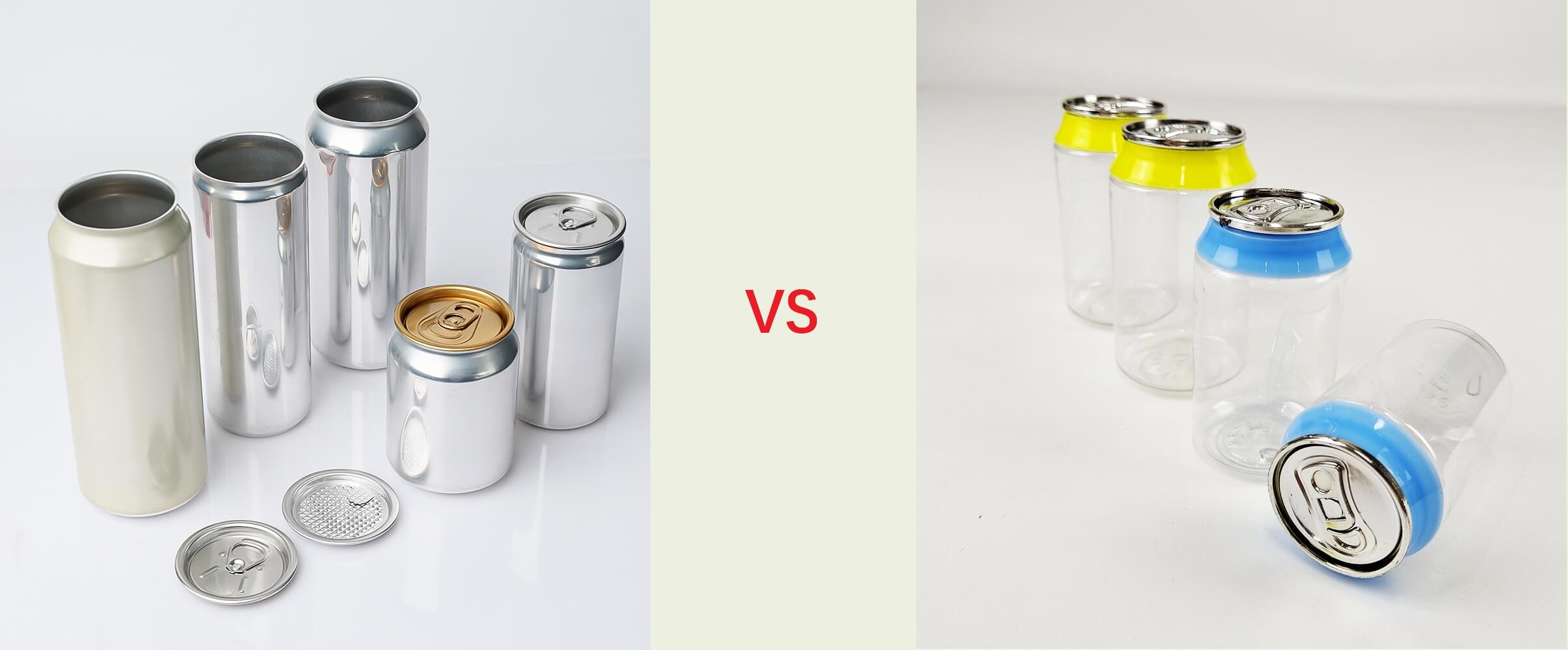 Latas de Aluminio vs. Envases de Plástico