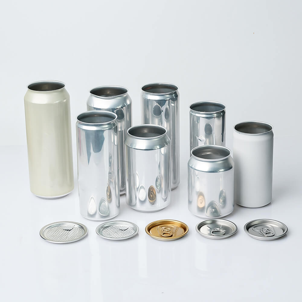 diferentes latas de aluminio