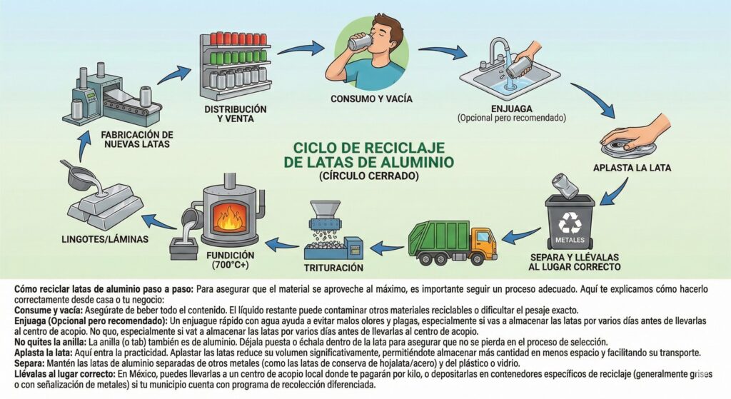 Como Reciclar Latas De Aluminio Paso A Paso