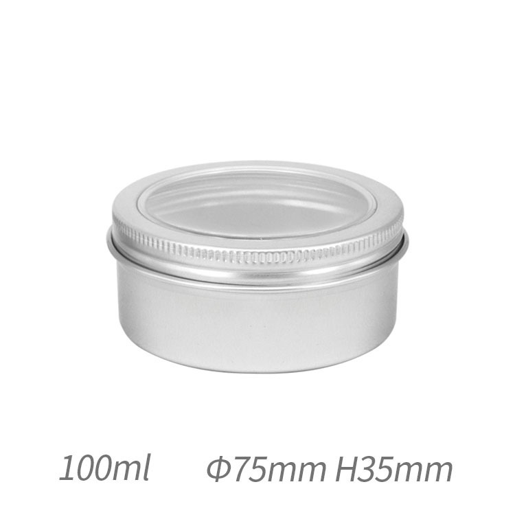 Funda Tarro De Aluminio 100ml Tapa De Ventana 75x35mm