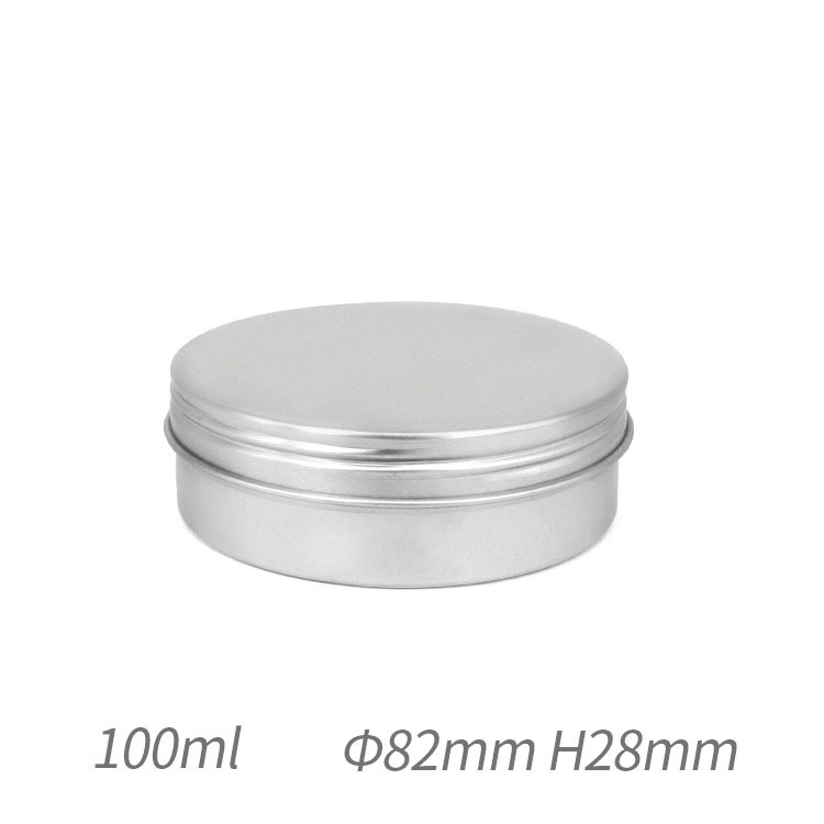 Tarro De Aluminio 100ml Tapon De Rosca