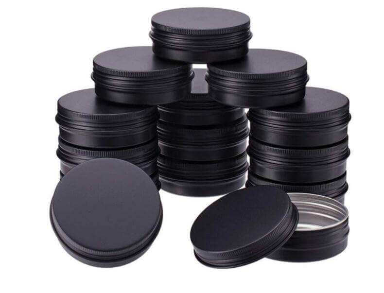 Tarros De Aluminio Negros