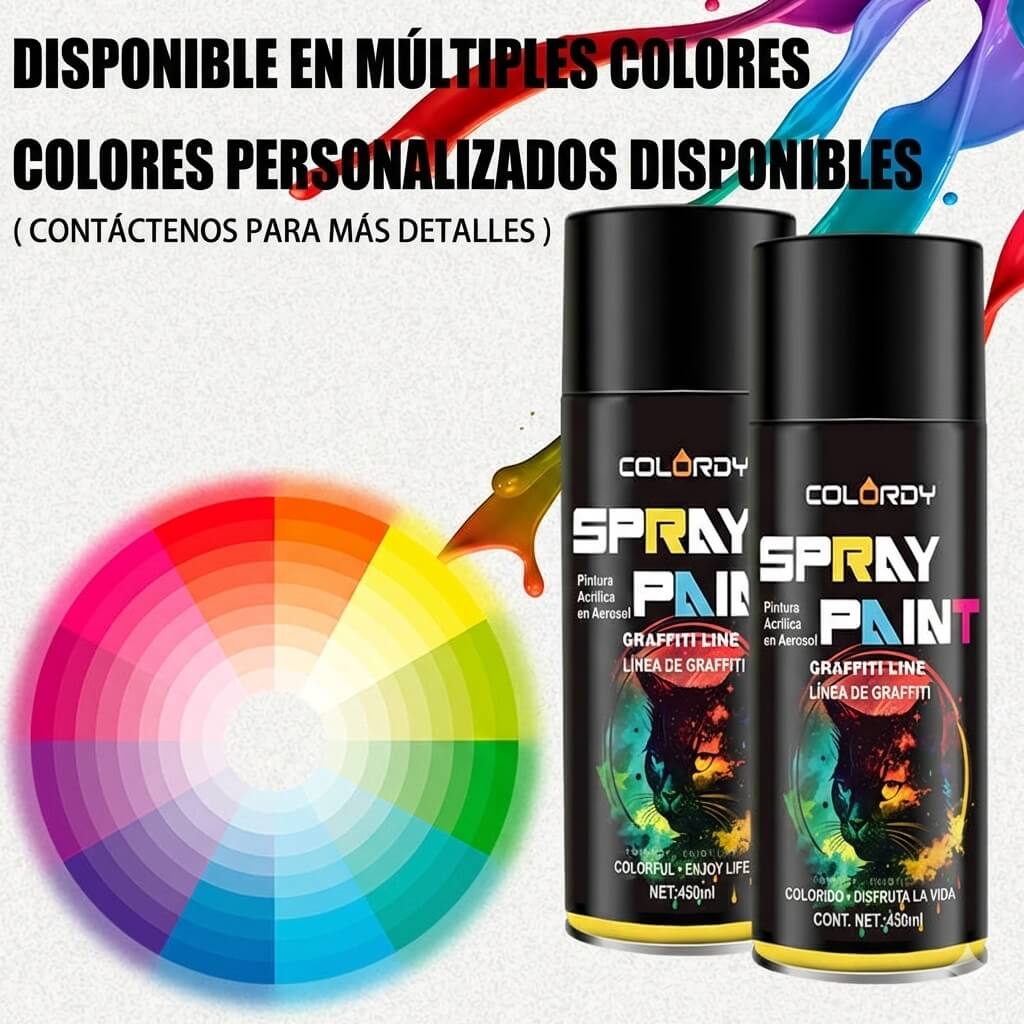 Latas De Spray Para Graffiti De Colores Personalizados