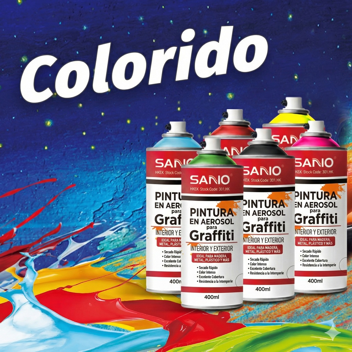 Latas Graffiti De Colors