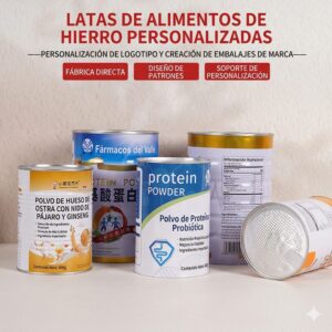 Comida En Blanco Latas De Leche