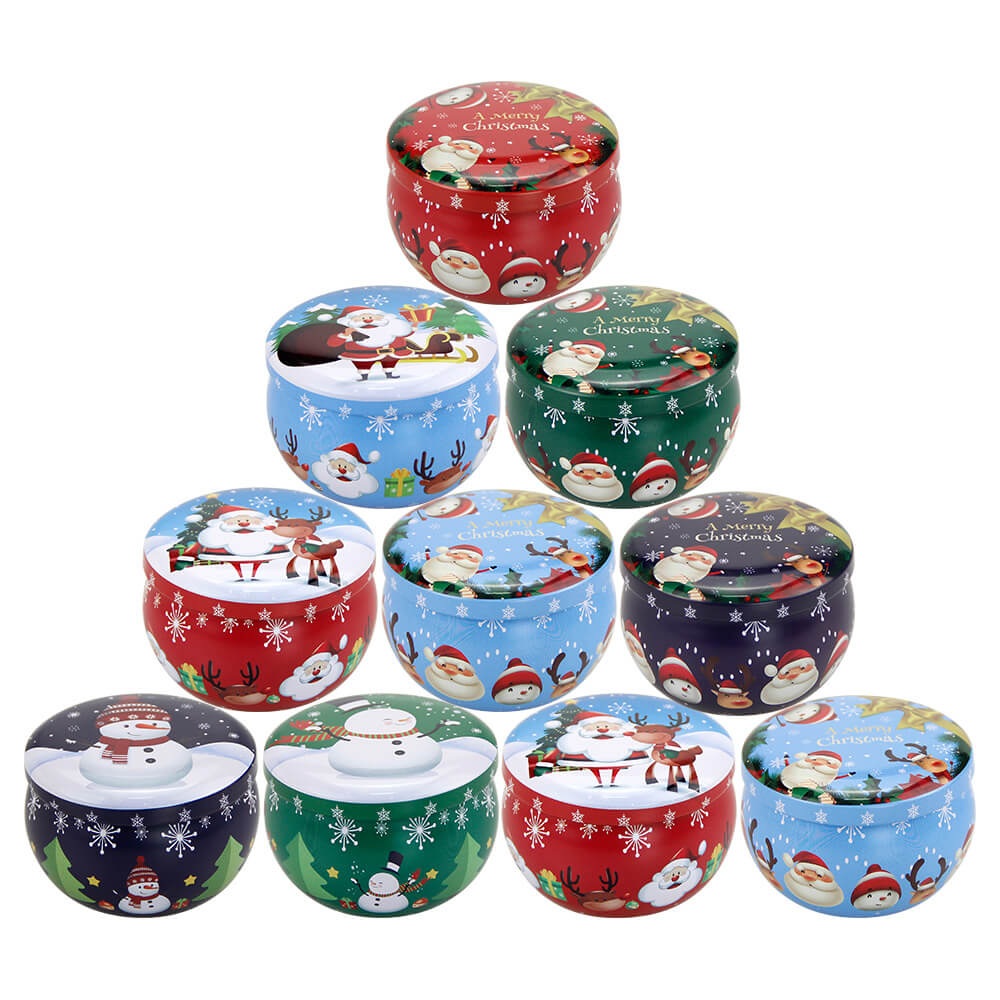 Decorado 2oz Latas Para Velas Mayoreo Tipos