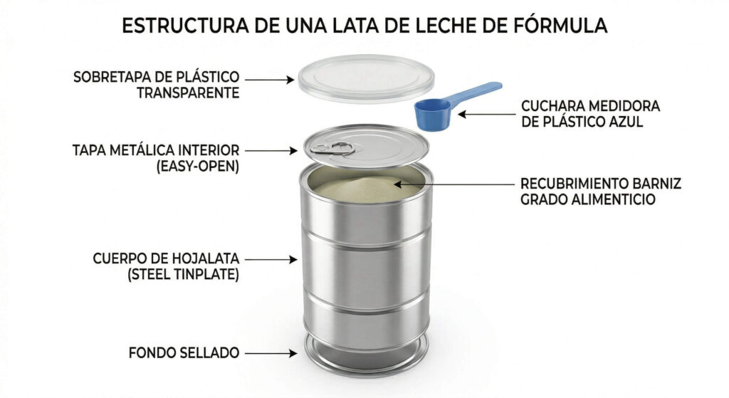 Estructura De Las Latas De Leche