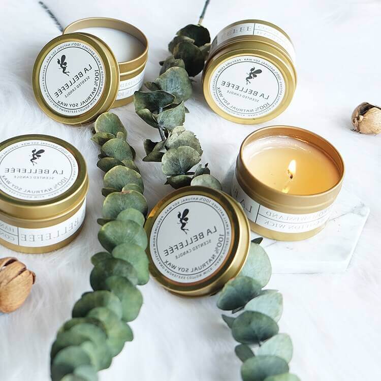 Etiquetas Para Latas De Velas Decorativas