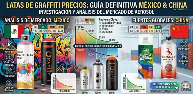 Latas De Graffiti Precios MEXICO VS CHINA