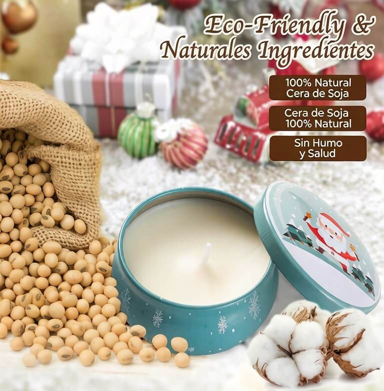 Latas Decoradas Para Velas Cera De Soja