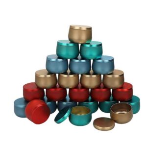 Latas Para Velas Mayoreo Colors Cuerpo Grande Dorado