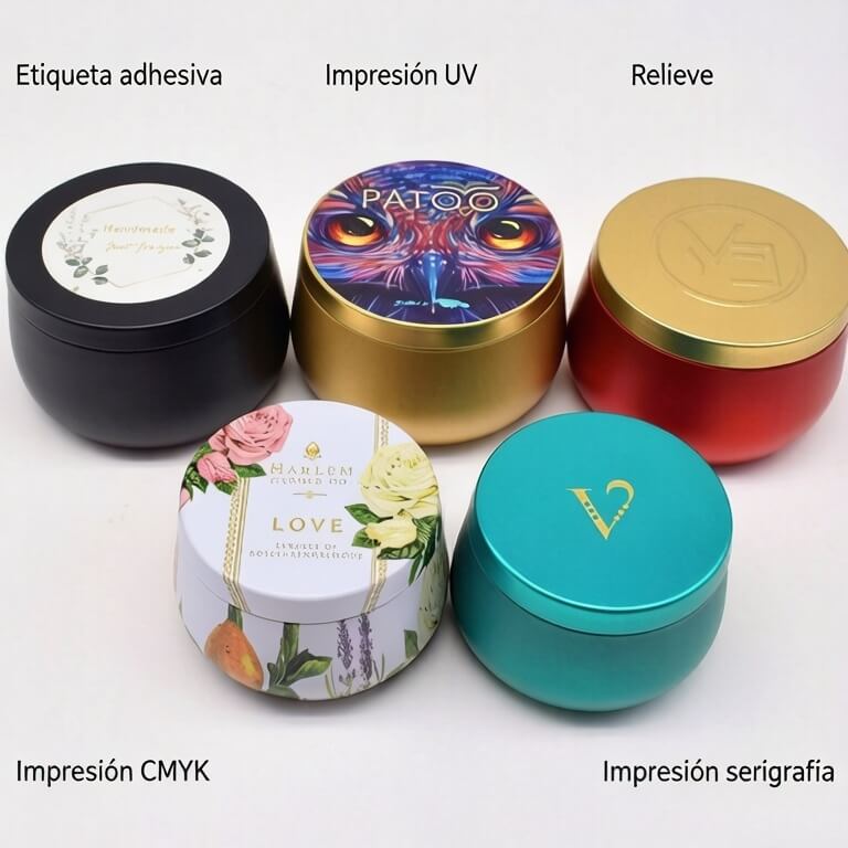 Latas Para Velas Personalizadas