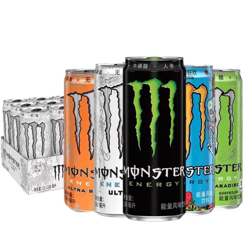 Monster Latas De Bebidas Energizantes